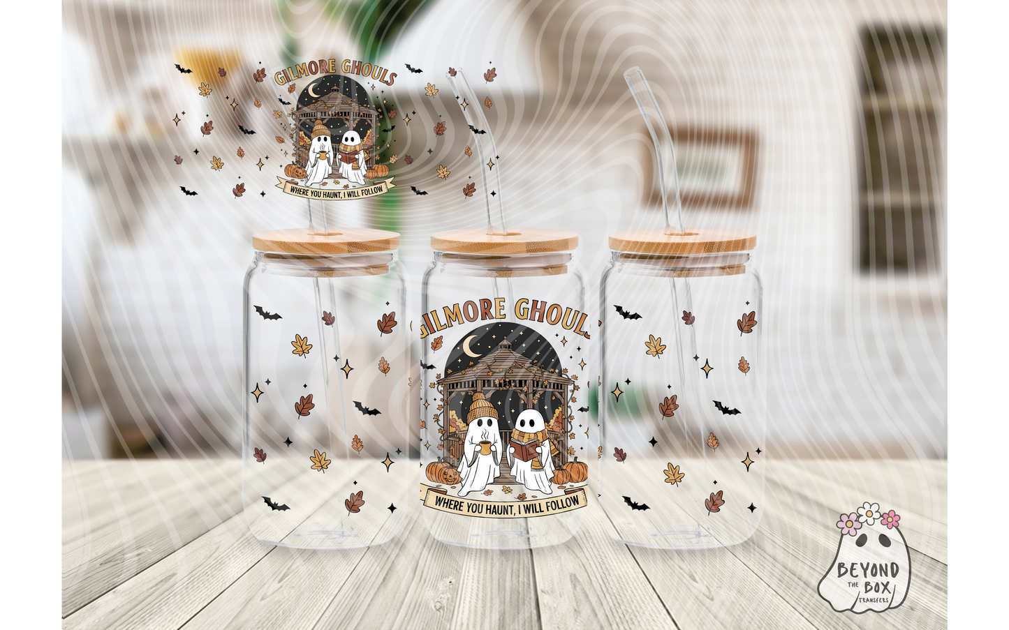 Gilmore Ghouls 16oz UVDTF wrap