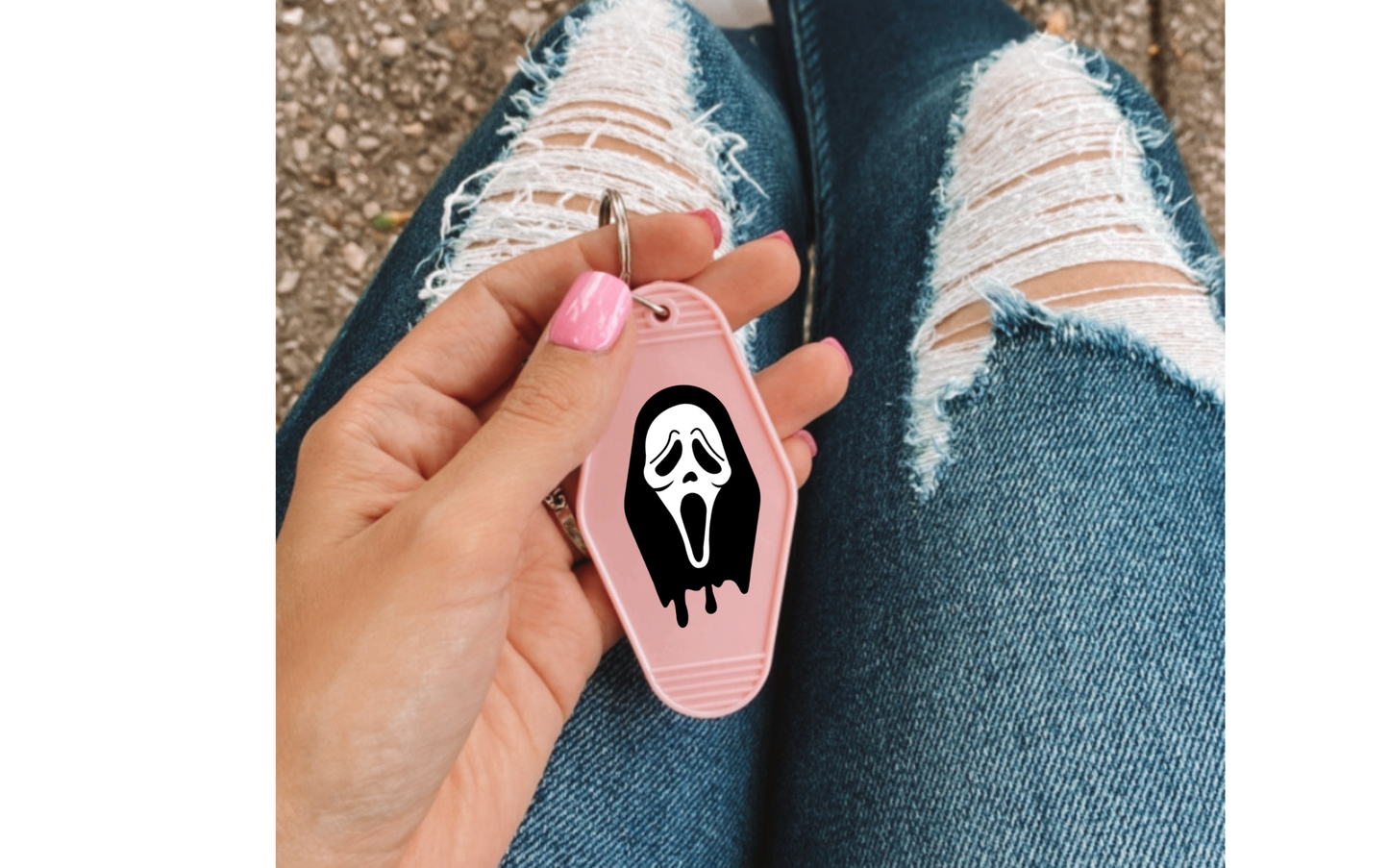 GhostFaceUVDTF Motel Keychain Decal